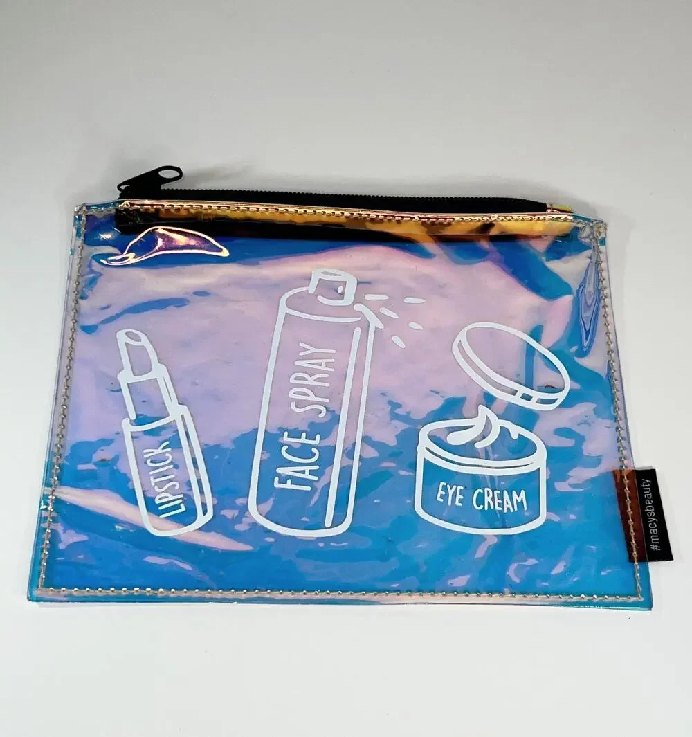 New Macy's Holographic Cosmetic Pouch